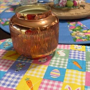 New Reflective Copper Jar Candle - Scented Home Accent. Sugared Citrus